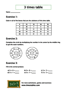 free printable multiplication table sheets