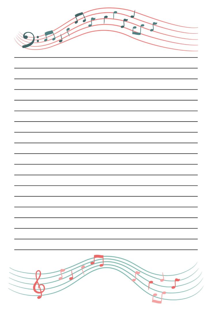 Lined Stationery - 10 Free PDF Printables | Printablee