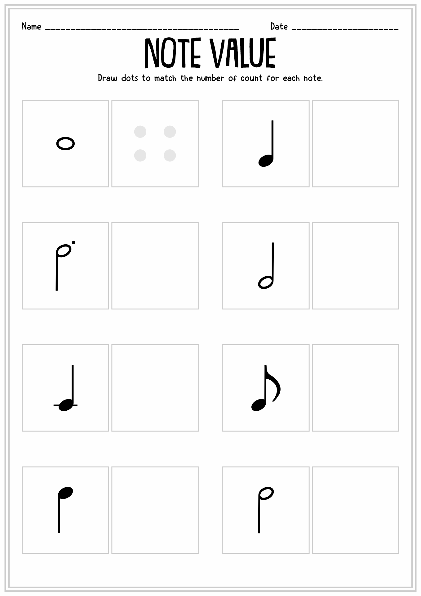 free printable music theory worksheet