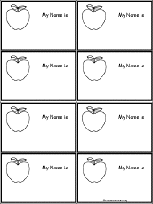 Name tags to Print: EnchantedLearning.com