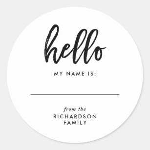 Name Tags For Family Reunion Stickers - 132 Results | Zazzle