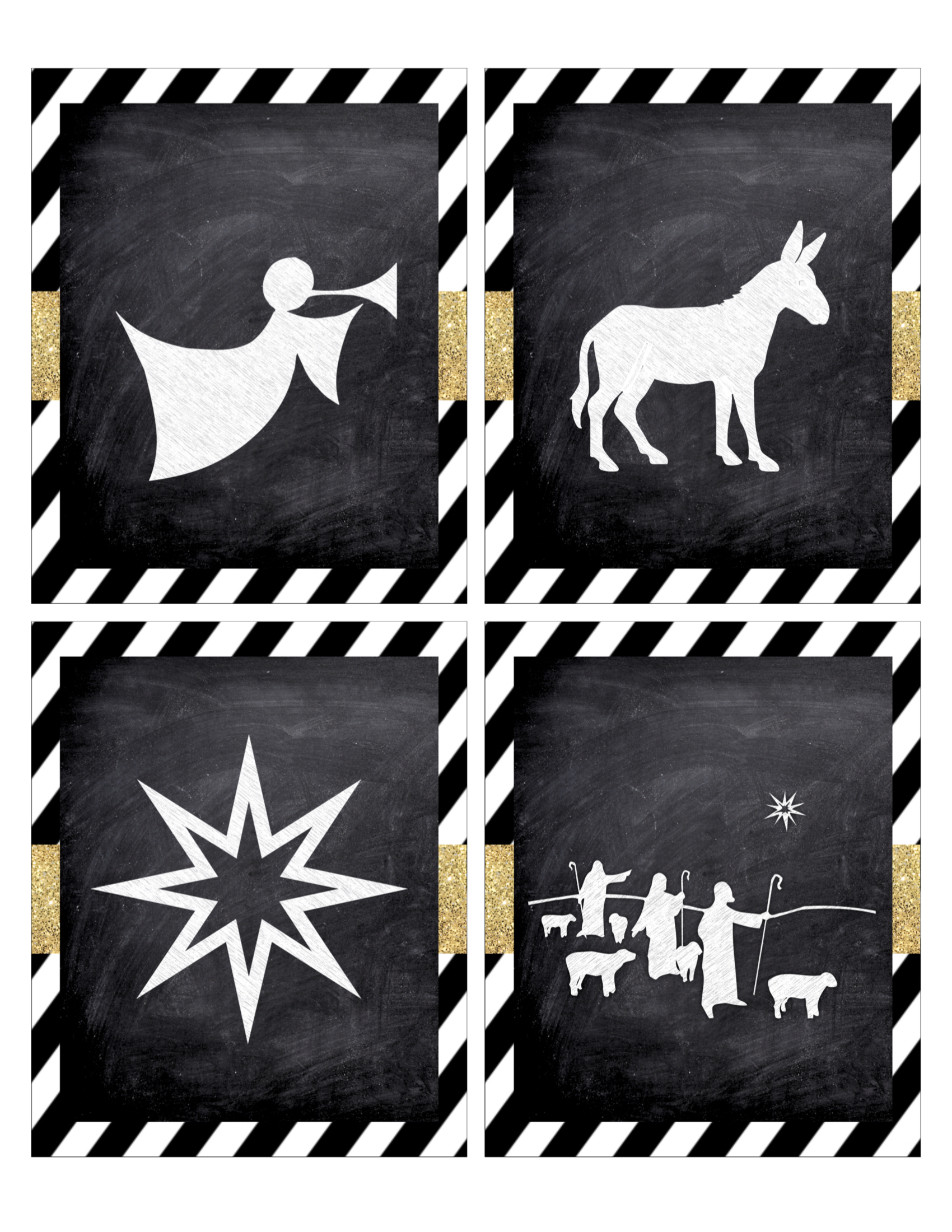 free printable nativity banner
