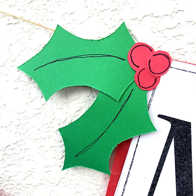 DIY Christmas Banner with Free Printable - Angie Holden The ...