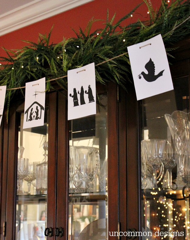 Free Printable Nativity Banner - Uncommon Designs