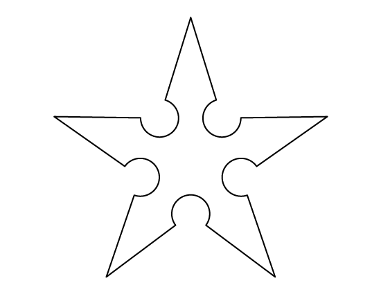 free printable ninja stars