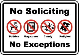 free printable no soliciting signs for homes