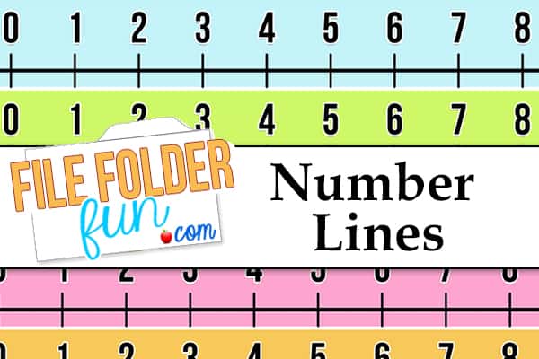 Printable Number Line - File Folder Fun - Worksheets Library printable-number-line-file-folder-fun-worksheets-library