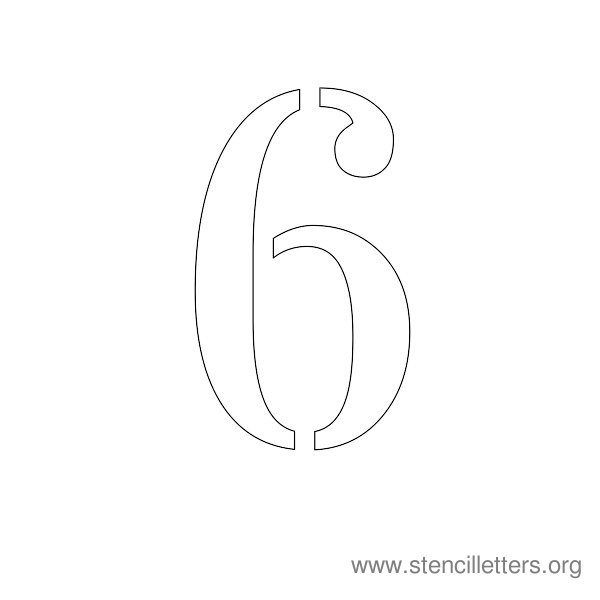 free printable number stencils for painting