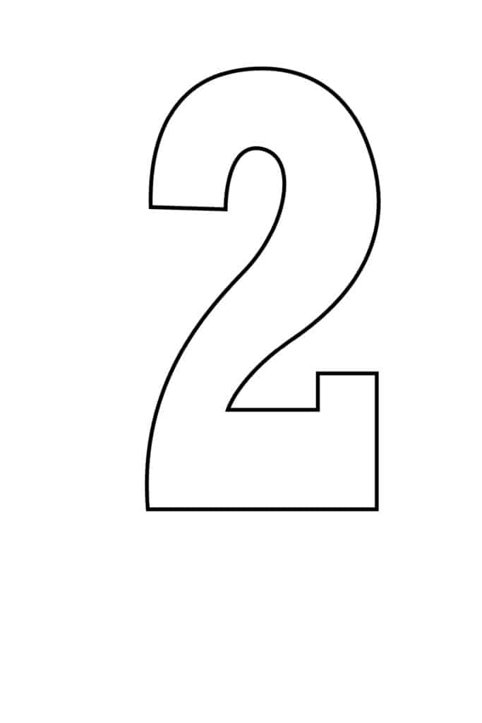 free printable number stencils for painting