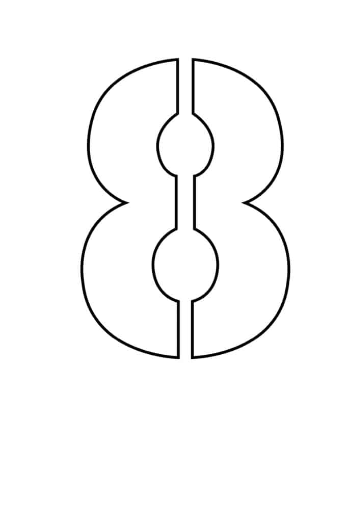 free printable number stencils templates