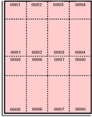 free printable numbered raffle tickets with stubs