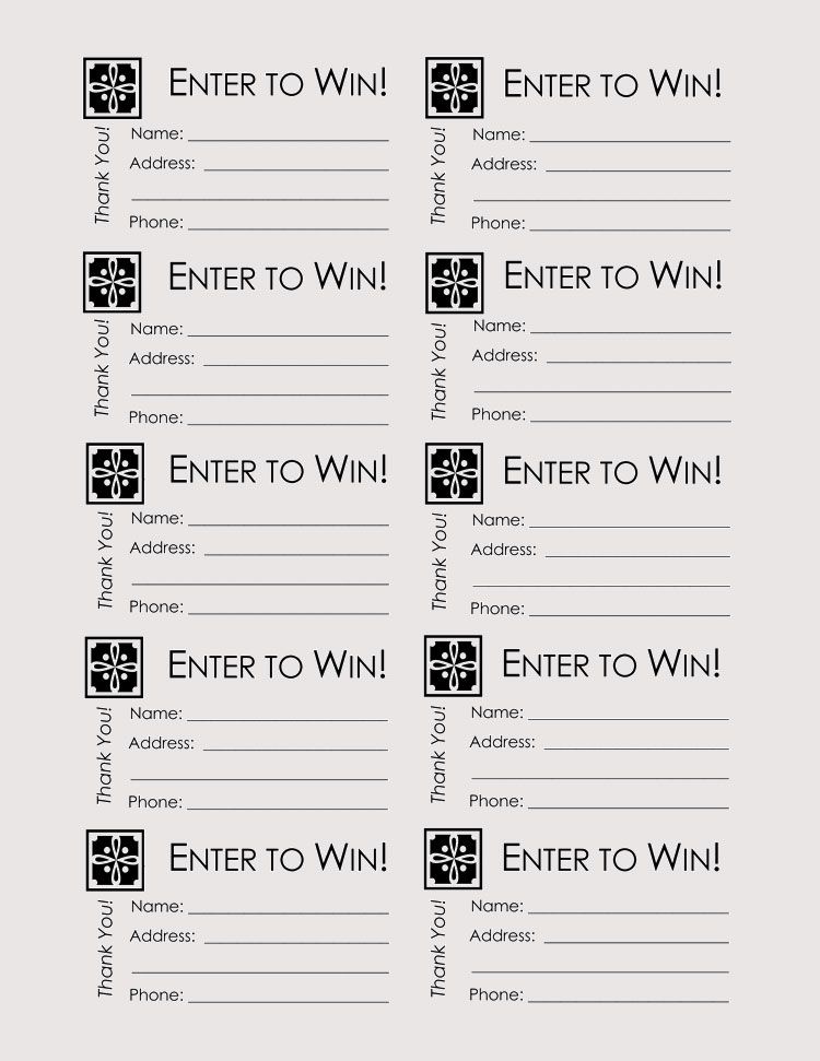 free printable numbered raffle tickets with stubs