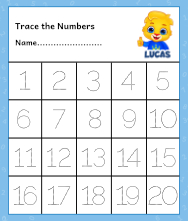 free printable numbers for kindergarten
