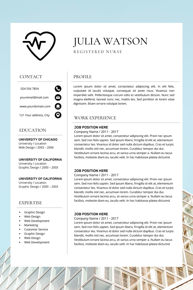 free printable nursing resume templates
