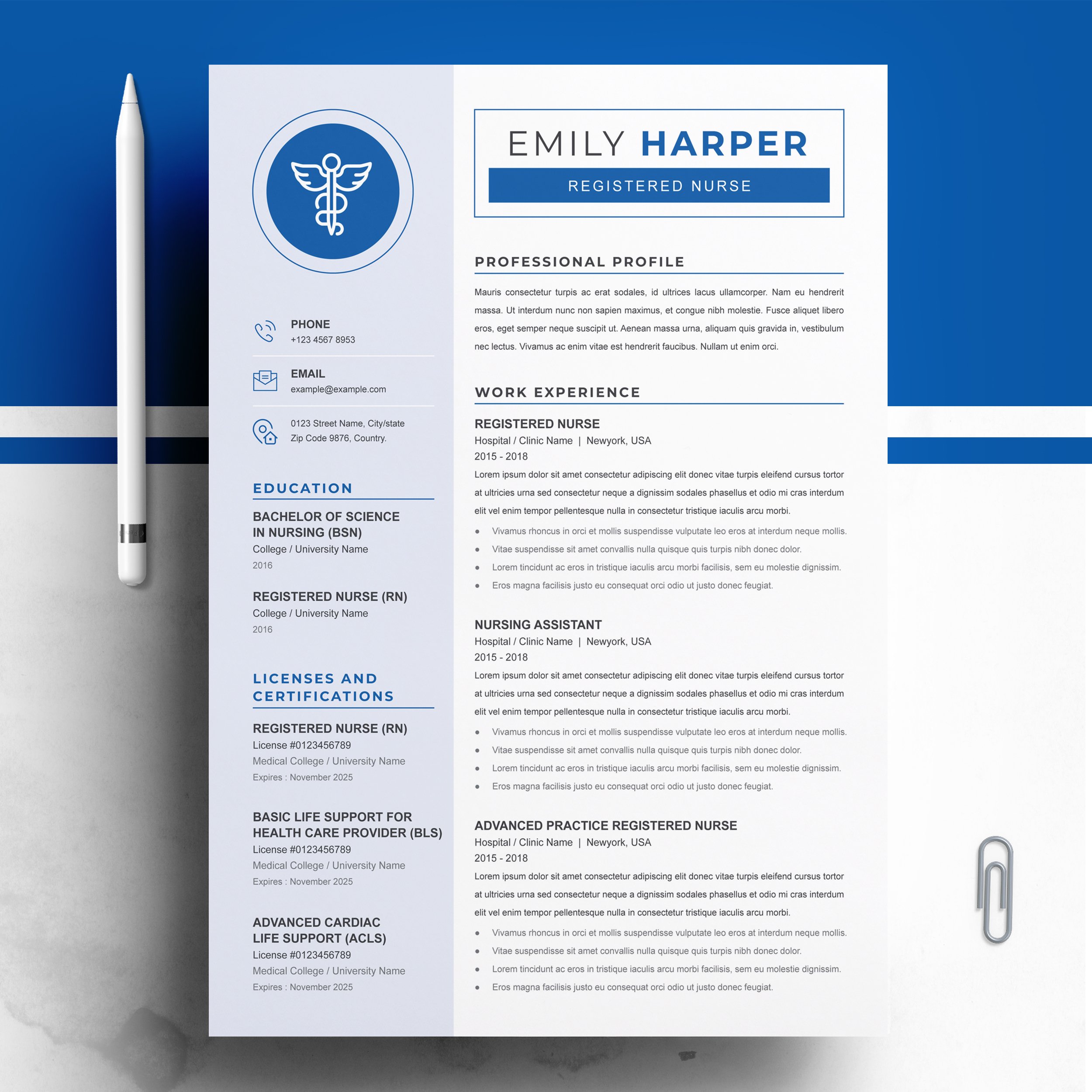 free printable nursing resume templates