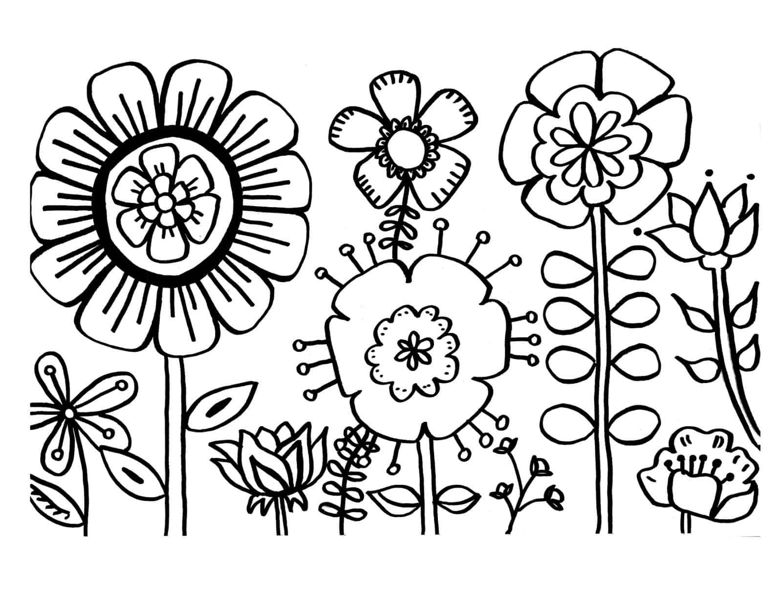 free printable of flowers