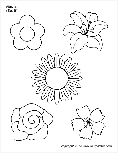 free printable of flowers