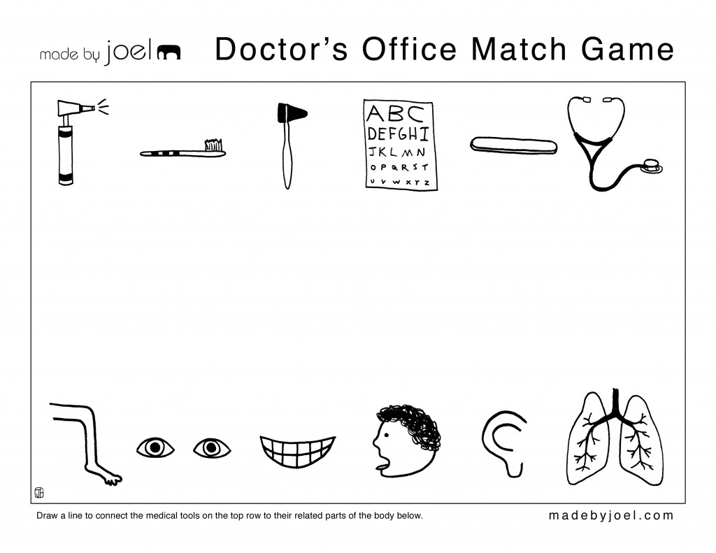 Doctors Office Match Game - Made by Joel