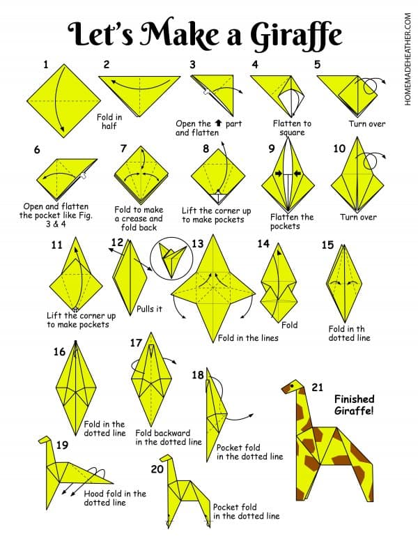 free printable origami paper designs