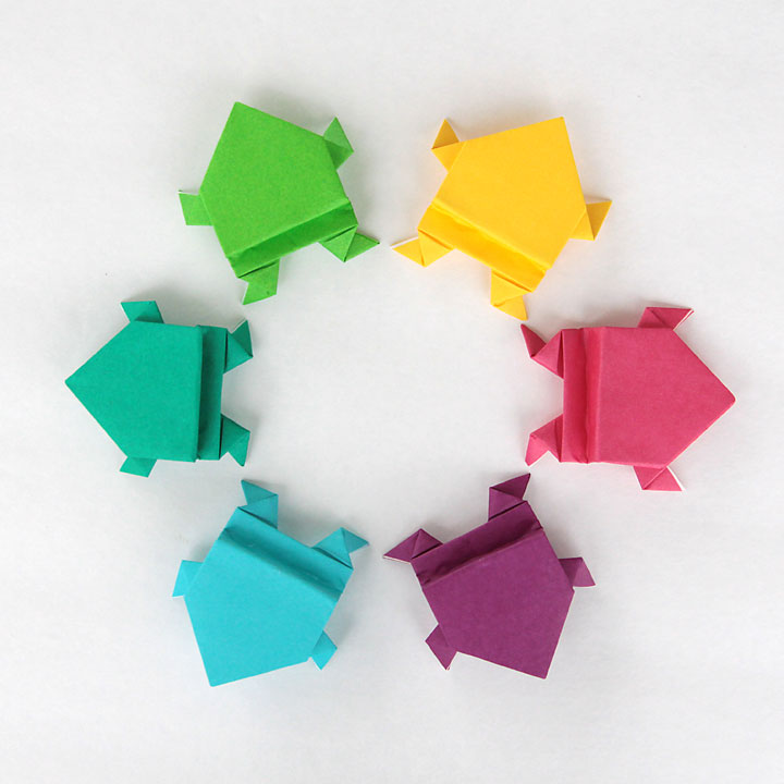 Make an origami frog that really jumps! - Its Always Autumn