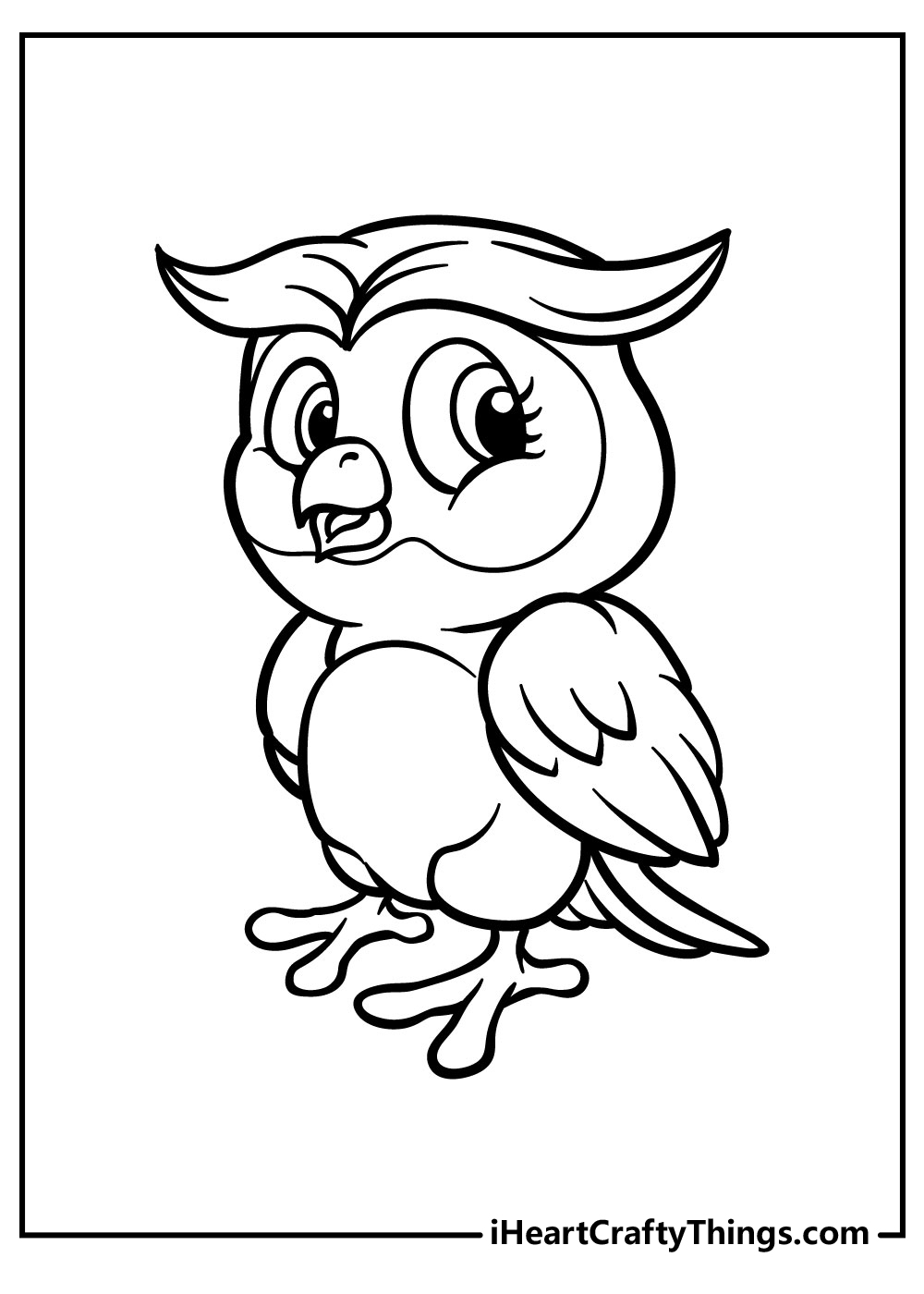 free printable owl coloring pictures