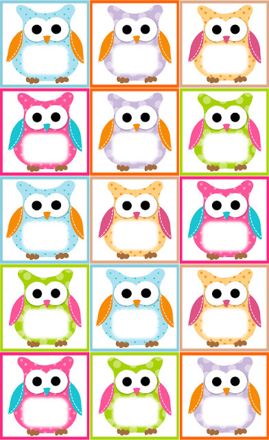 Owl Lapbook Birthday Card (Free Owl Label Templates) - FlapJack