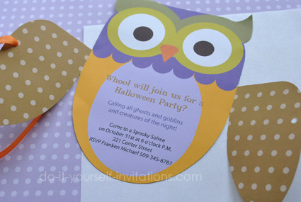 free printable owl invitations templates