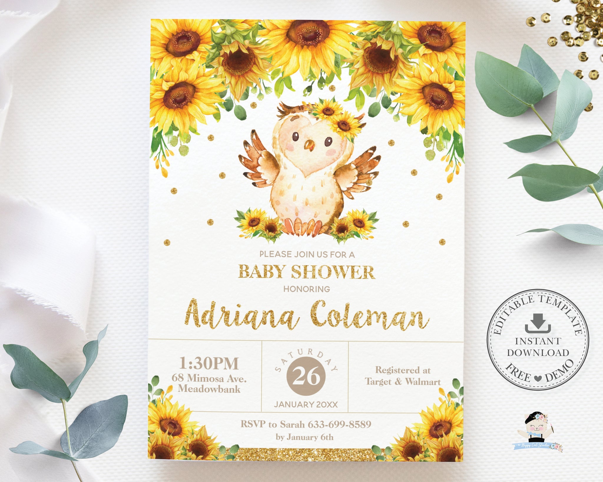 free printable owl invitations templates