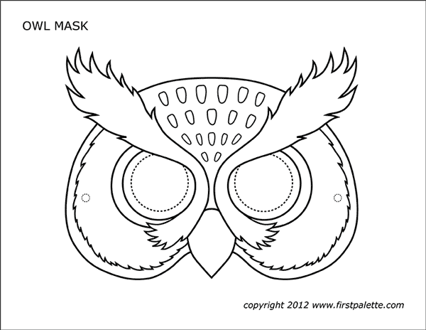 Owl Mask | Free Printable Templates &  Coloring Pages ...