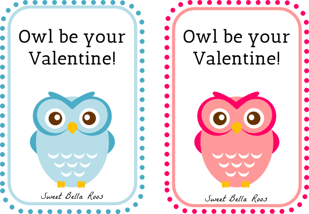 free printable owl recipe cards