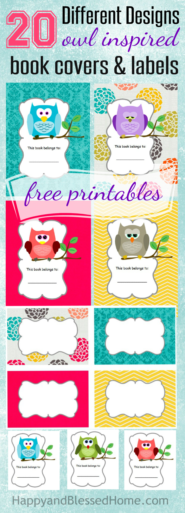 FREE Scholastic Books, FREE Owl Book Labels and Smores Granola Bar ...