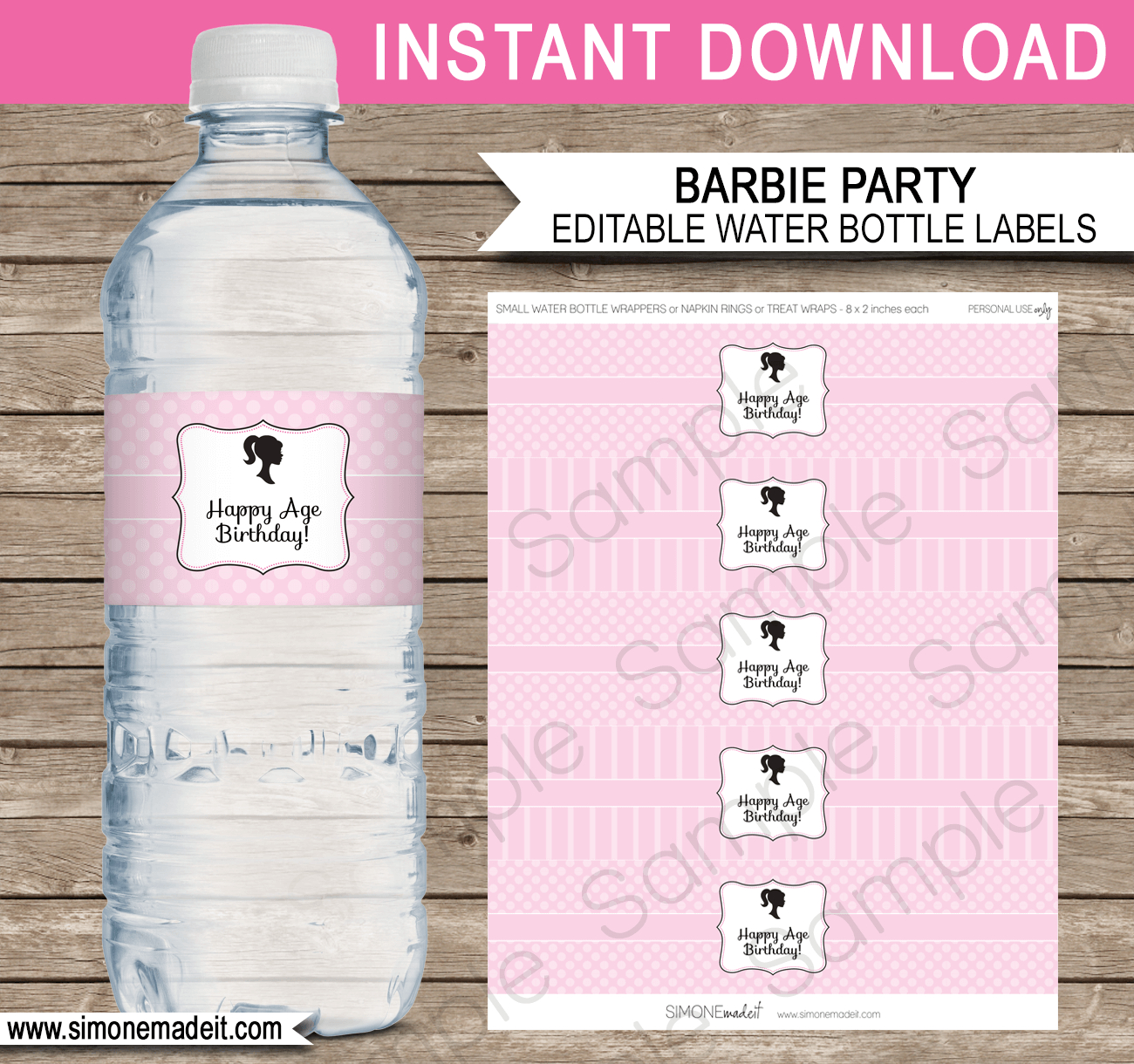 Diy Water Bottle Label Template - 10+ Examples of Professional ...