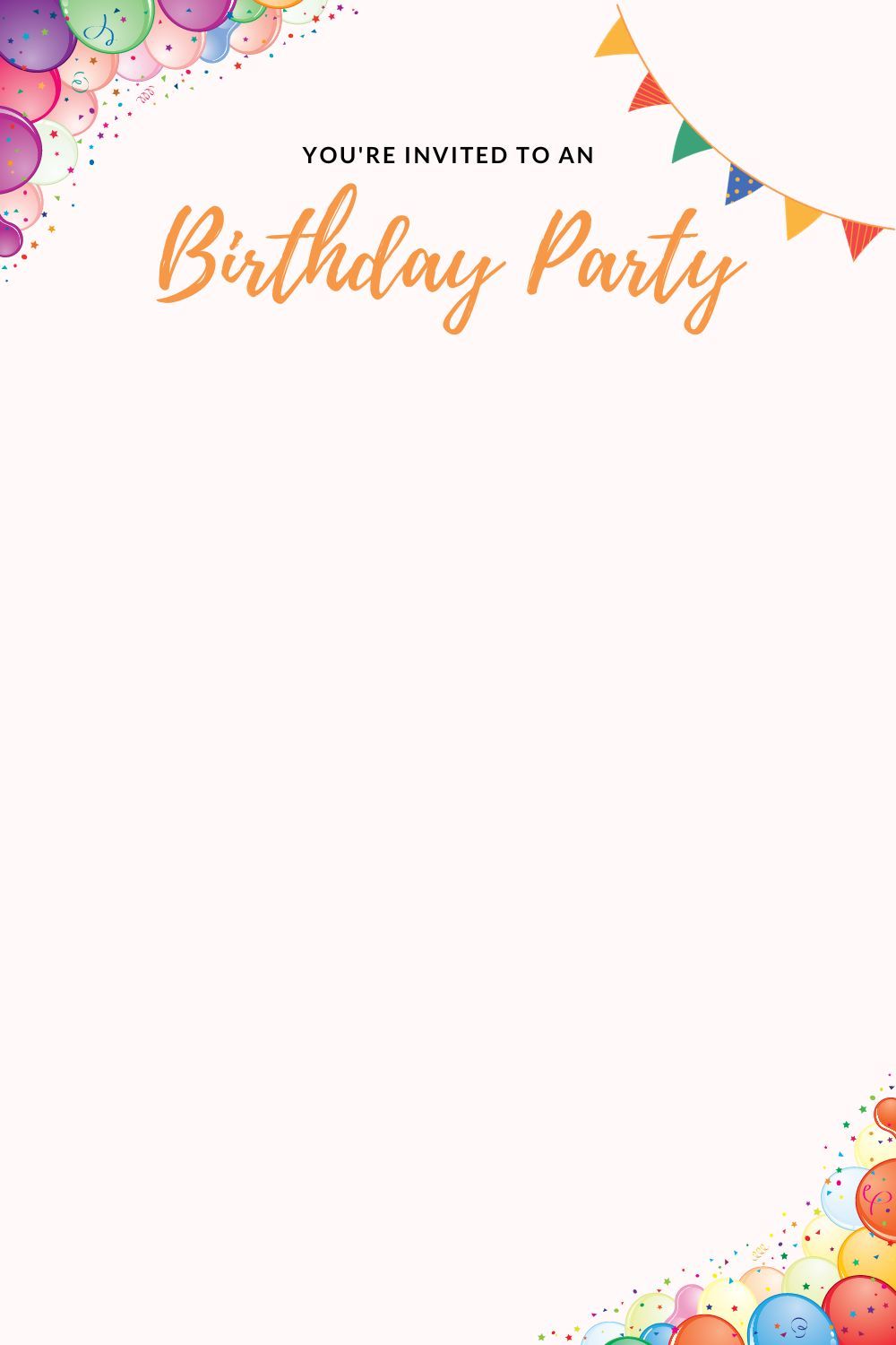free printable party invitations without downloading