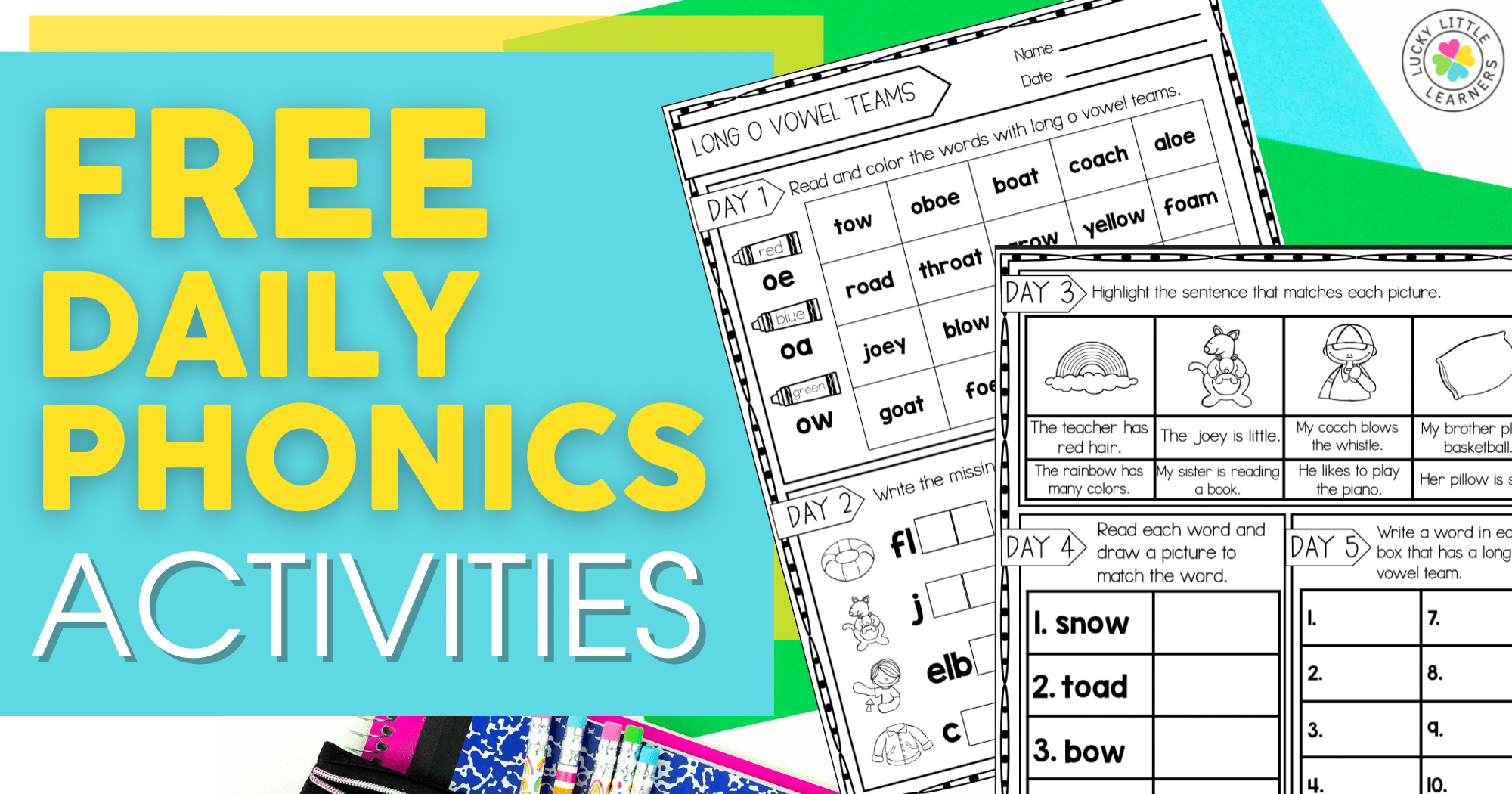 free printable phonics worksheet for 2nd grade