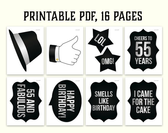 free printable photo booth props pdf