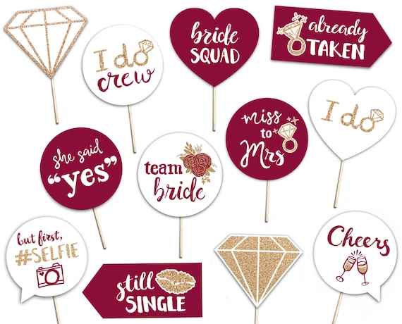 free printable photo booth props signs