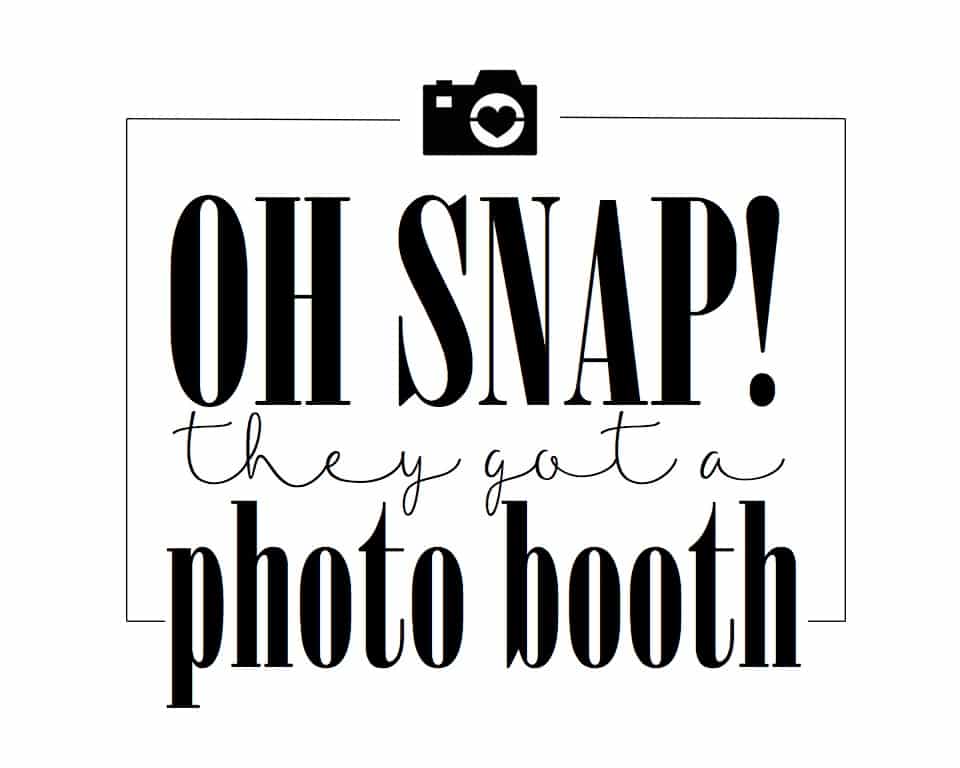Free Photo Booth Printables For Your Wedding | Photo Booth Rocks