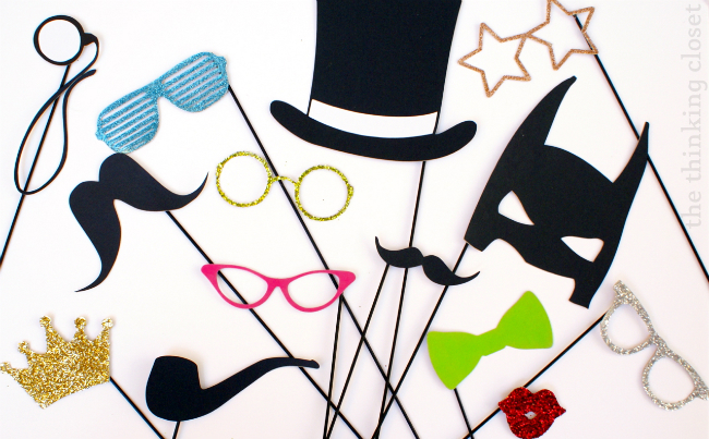free printable photo booth props words