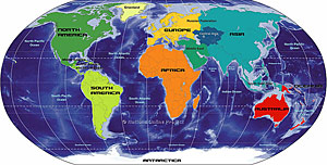 free printable physical map of the world