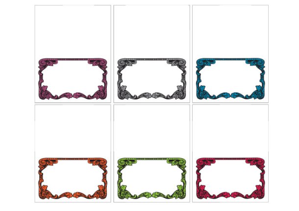 free printable place card settings