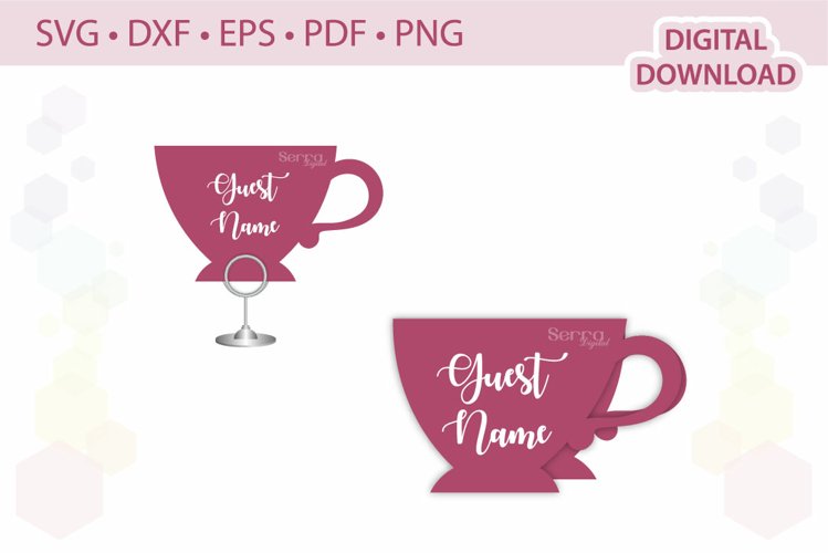 free printable place cards tea party