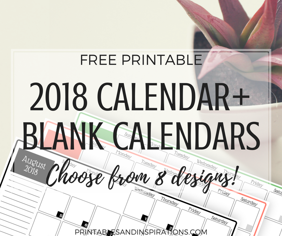 free printable planner 2018 minimalist