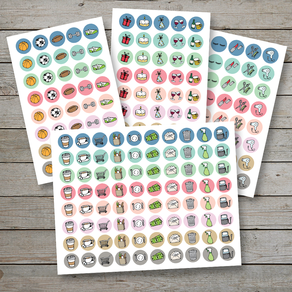 How to use planner icon stickers to decorate and speed up your ...