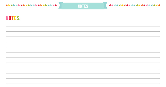 free-notes-planner-page-printable-miss-tiina-worksheets-library for Free Printable Planner Notes Pages FREE Notes Planner Page Printable • Miss Tiina - Worksheets Library for Free Printable Planner Notes Pages