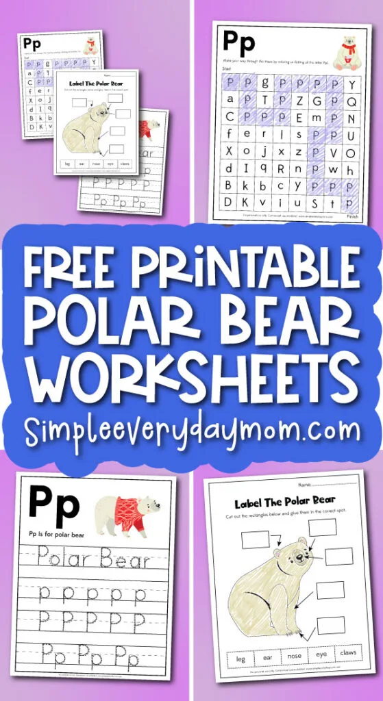 Free Printable Polar Bear Worksheets For Kids
