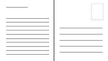free printable postcard templates online