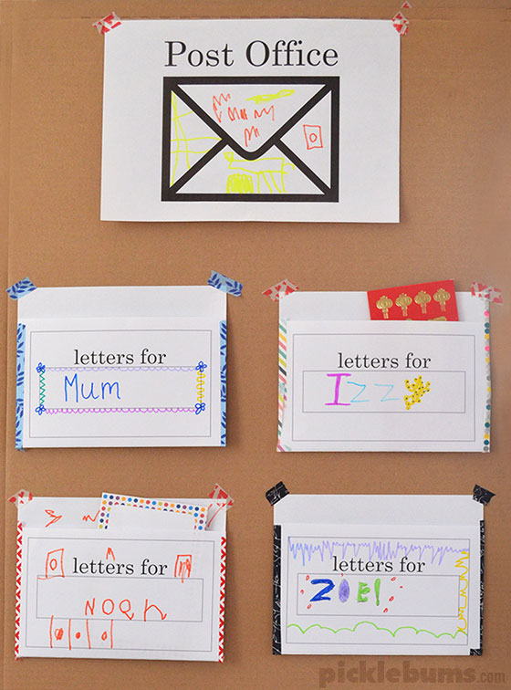 Post Office Play - Free Printable Play Set - Picklebums