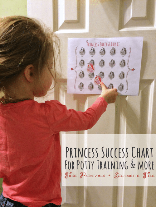 free printable potty chart princess