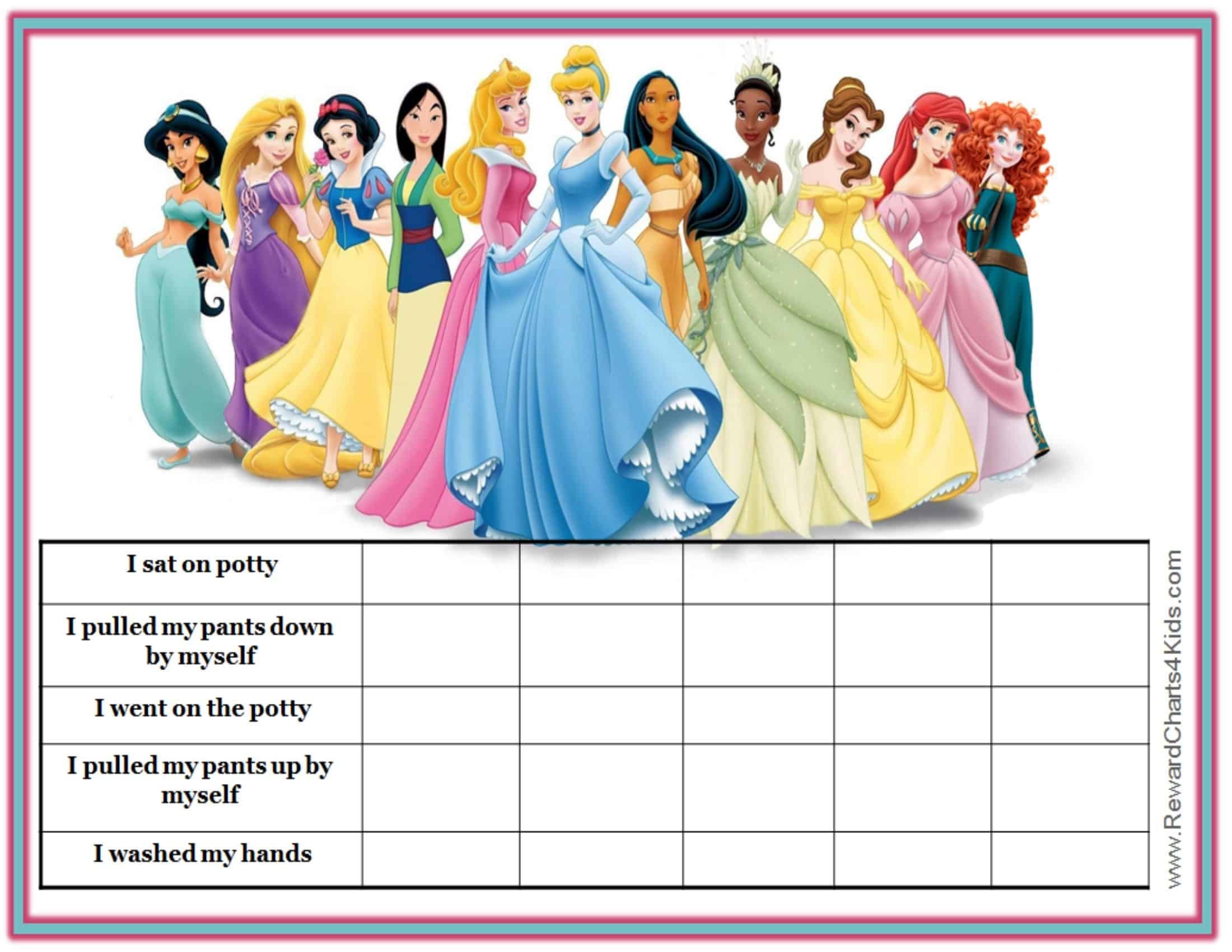 Free Potty Training Chart | Customize Online &  Print at Home