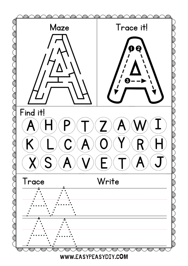 FREE Free Printable Preschool Worksheets Tracing Letters FREE Free Printable Preschool Worksheets Tracing Letters